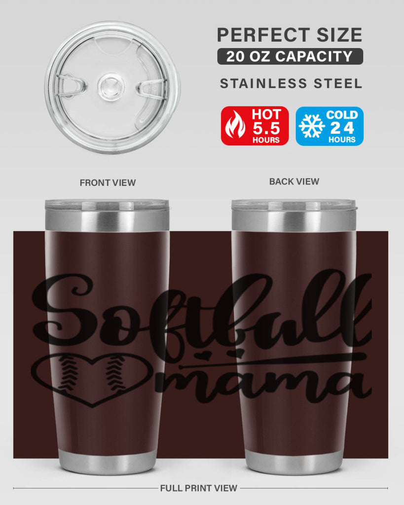 softball mama 2274#- softball- Tumbler