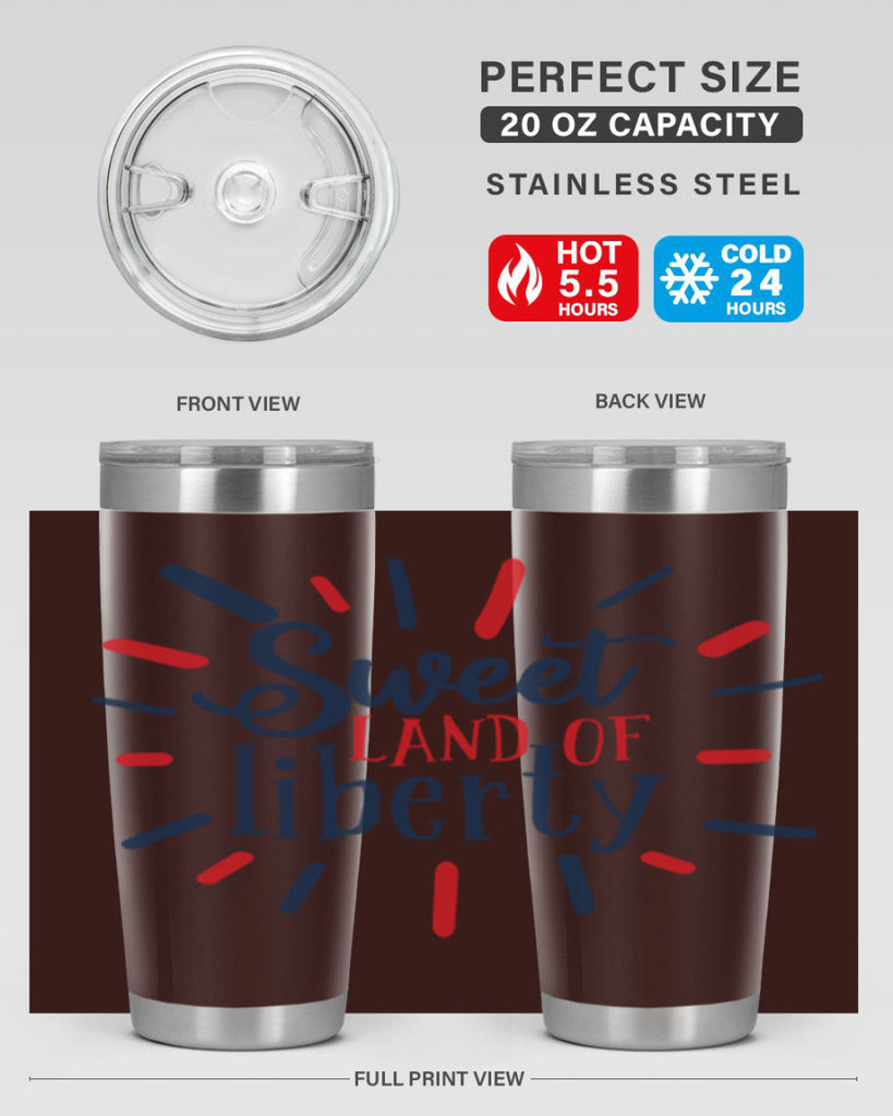 sweet land of liberty Style 7#- Fourt Of July- Tumbler
