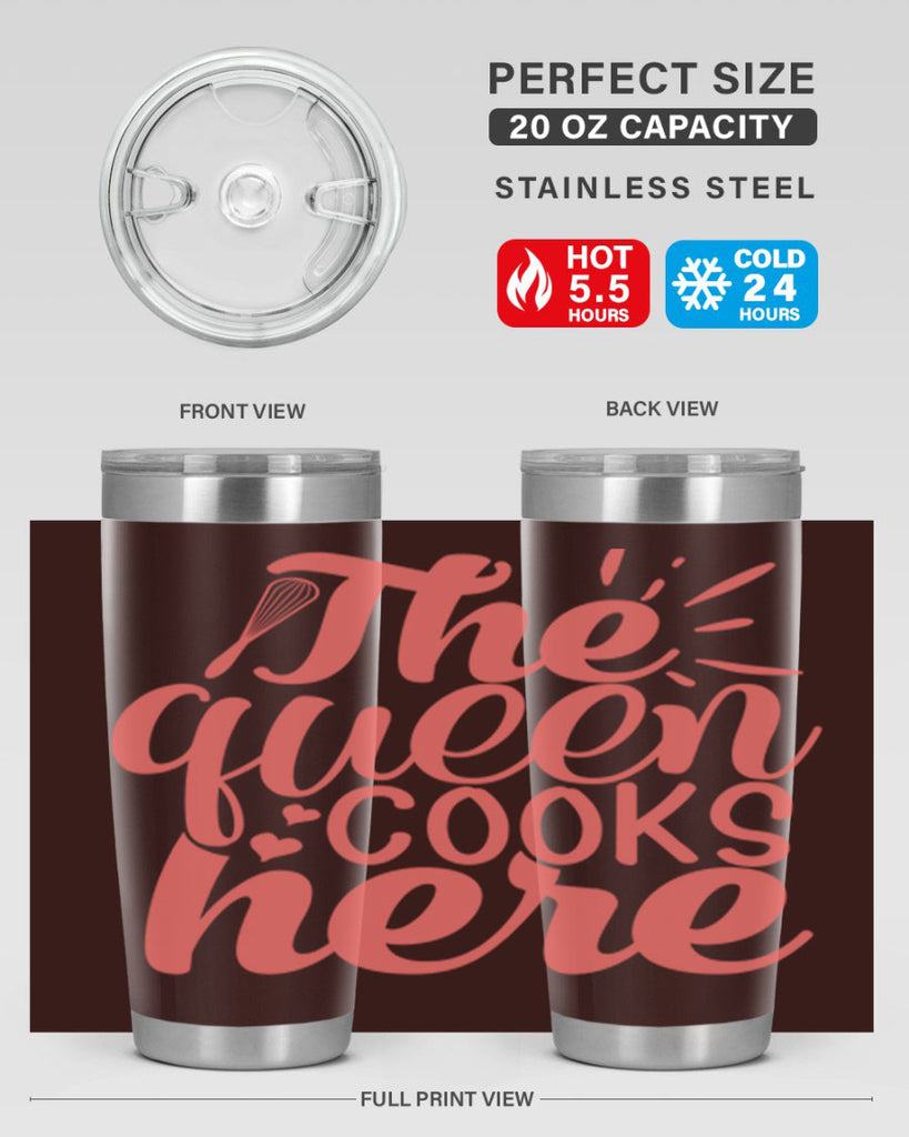 the queen cooks here 9#- kitchen- Tumbler