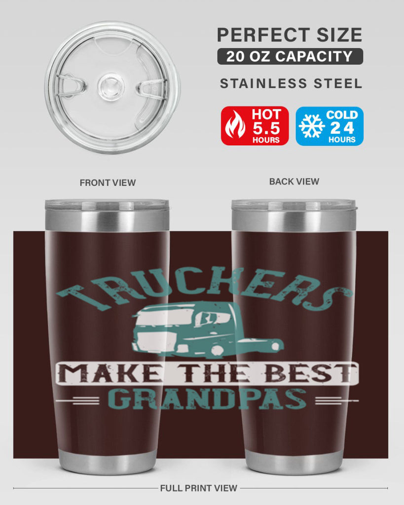 truckers make the best grandpas Style 12#- truck driver- tumbler