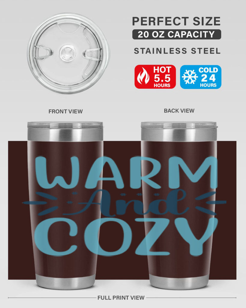 warm and cozy 445#- winter- Tumbler