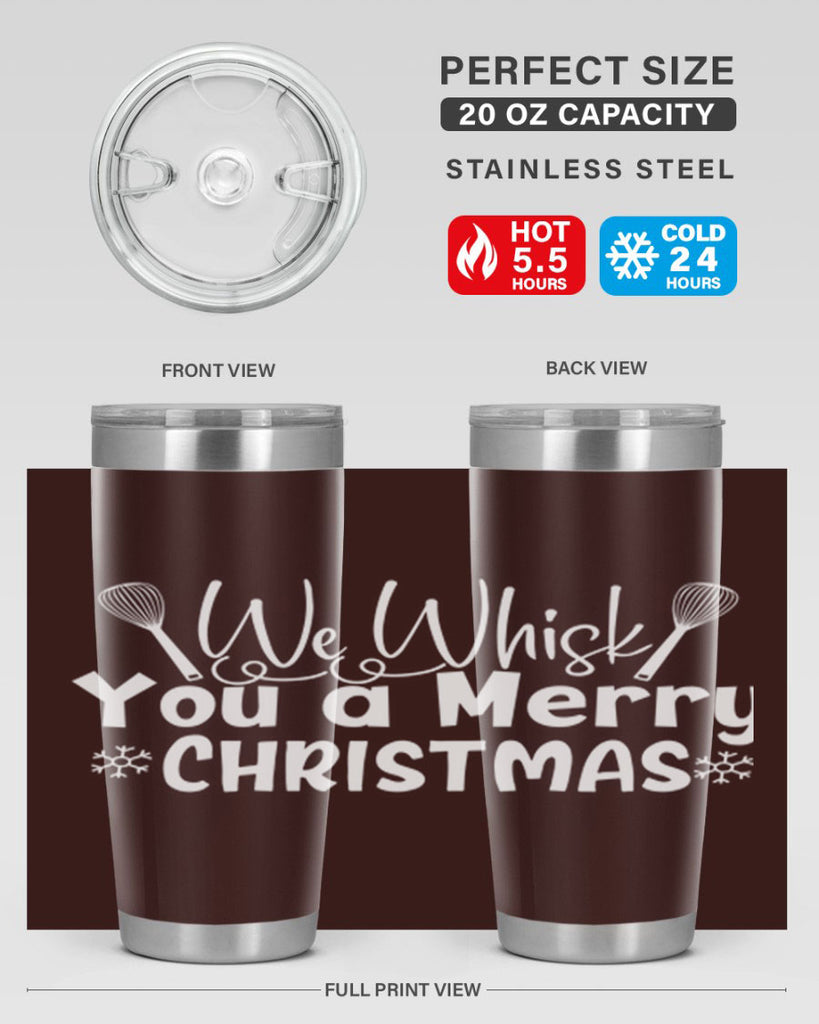 we whisk you a merry christmas 21#- kitchen- Tumbler