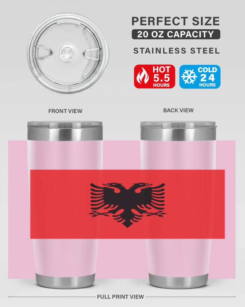 Albania 196#- world flags- Tumbler