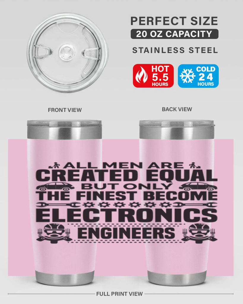 All men are created Style 21#- engineer- tumbler