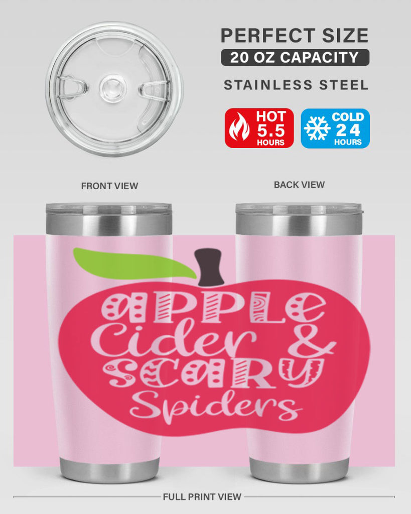 Apple Cider Scary Spiders 10#- fall- Tumbler