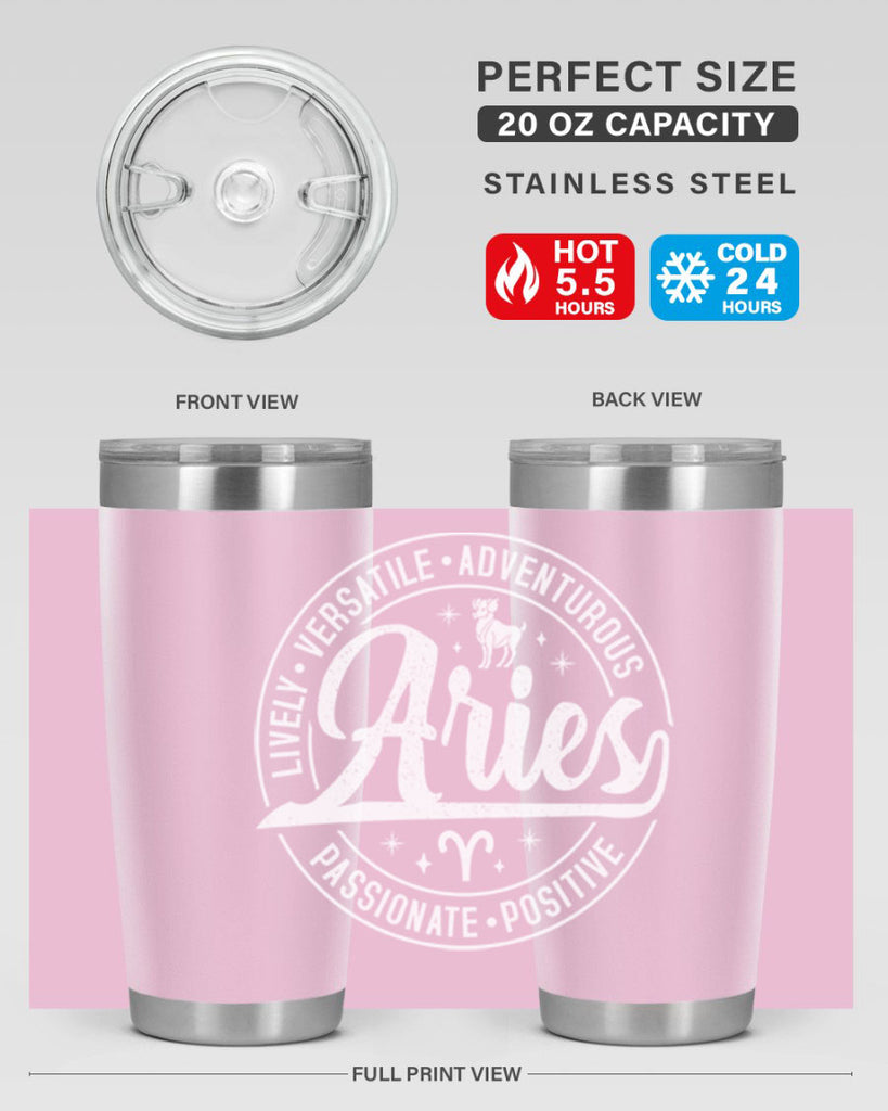 Aries 103#- zodiac- Tumbler