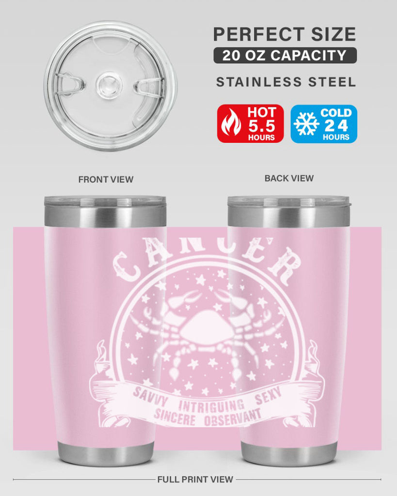 Cancer 14#- zodiac- Tumbler