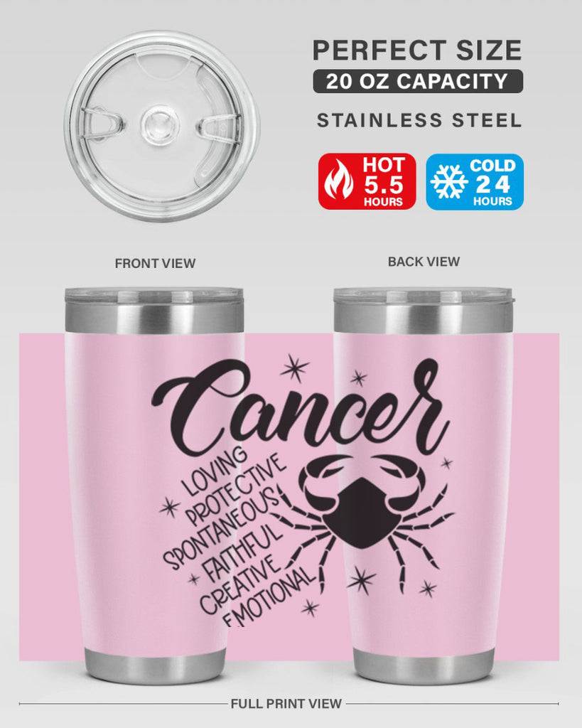 Cancer 151#- zodiac- Tumbler