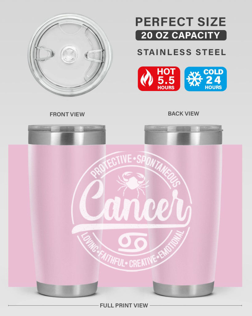 Cancer 154#- zodiac- Tumbler