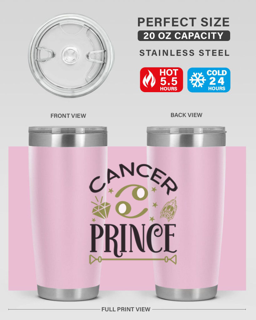Cancer prince 159#- zodiac- Tumbler