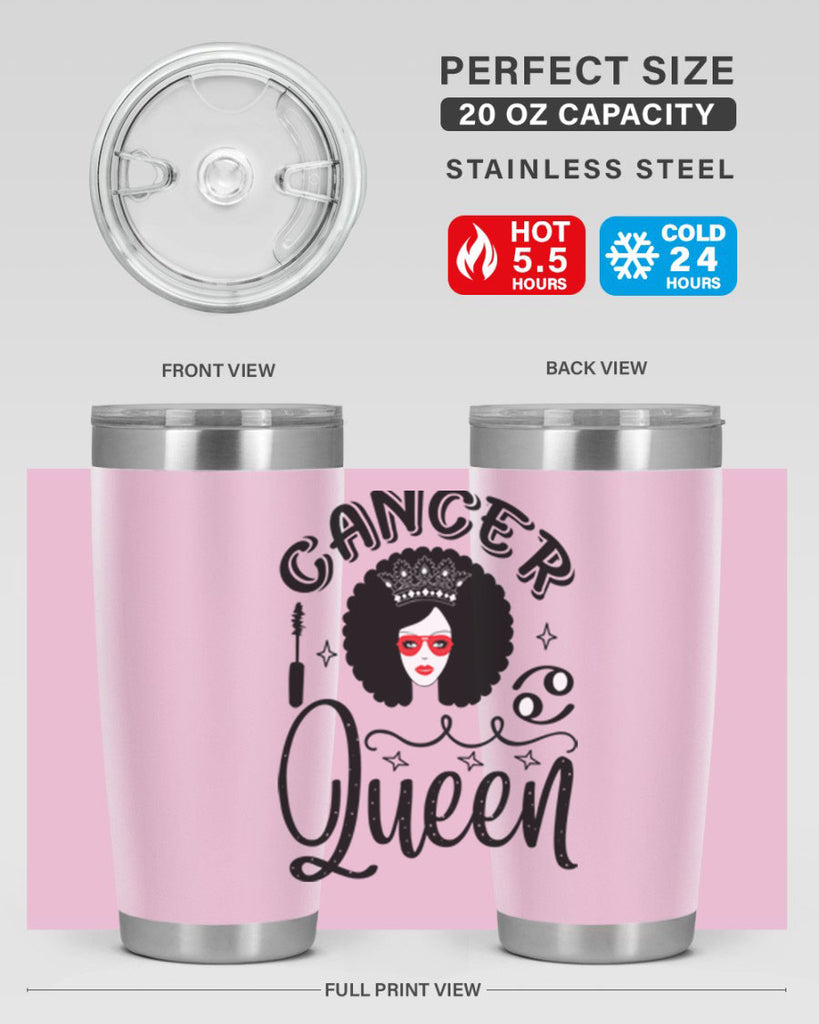 Cancer queen 162#- zodiac- Tumbler