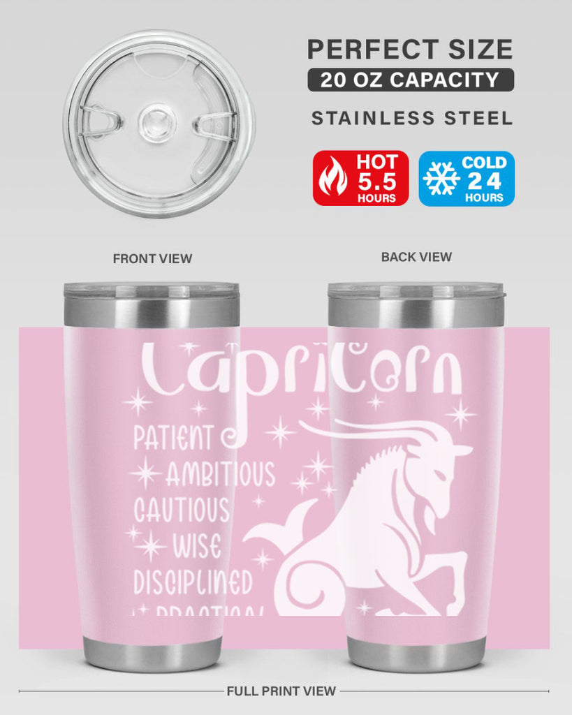 Capricorn 186#- zodiac- Tumbler