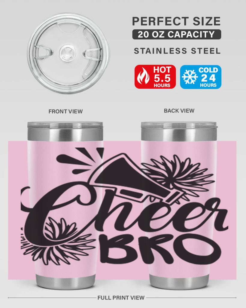 Cheer bro 1393#- cheer- Tumbler