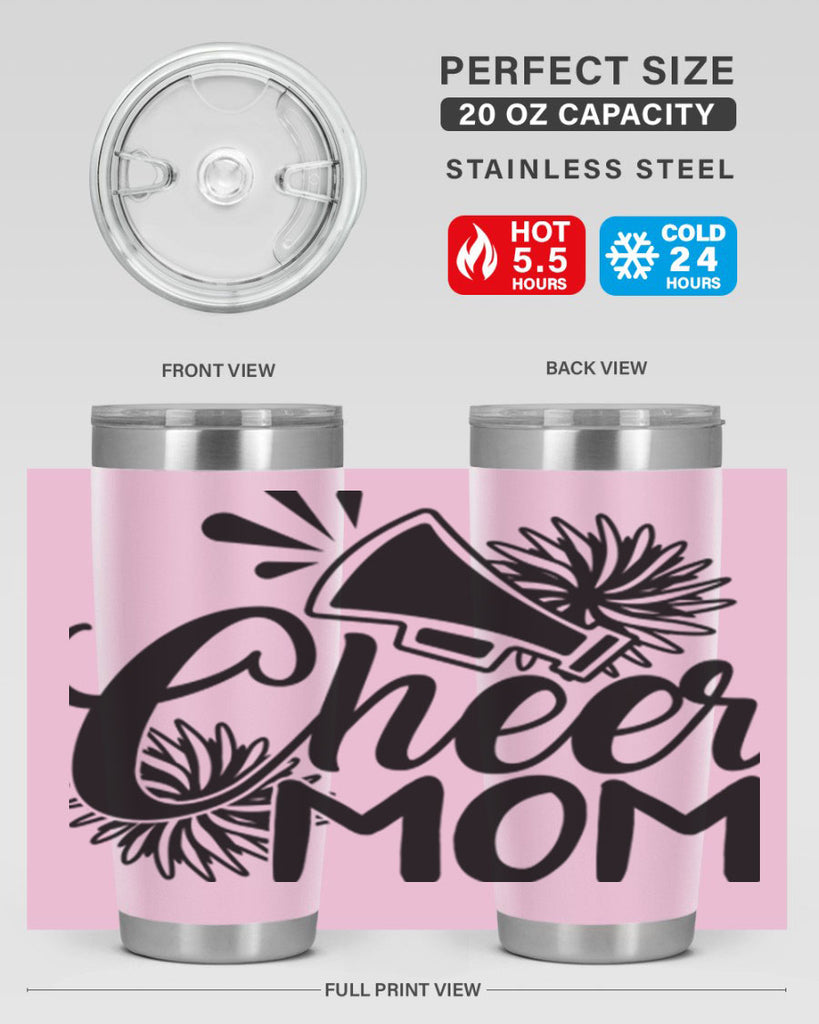 Cheer mom 1385#- cheer- Tumbler