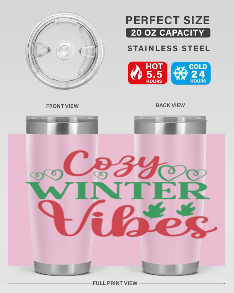 Cozy Winter Vibes 74#- winter- Tumbler