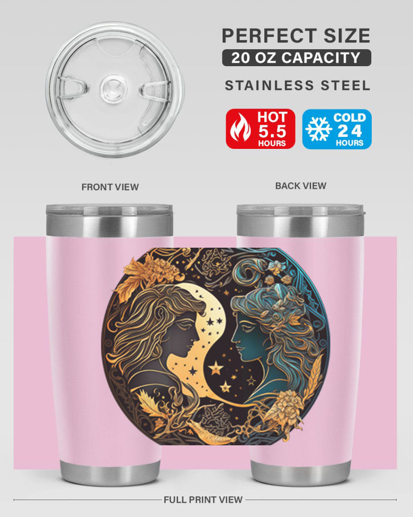 Gemini 216#- zodiac- Tumbler