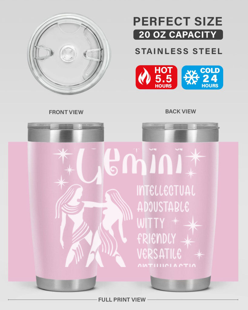 Gemini 221#- zodiac- Tumbler