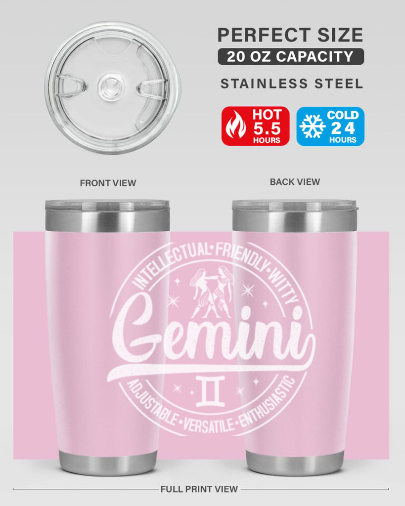 Gemini 226#- zodiac- Tumbler
