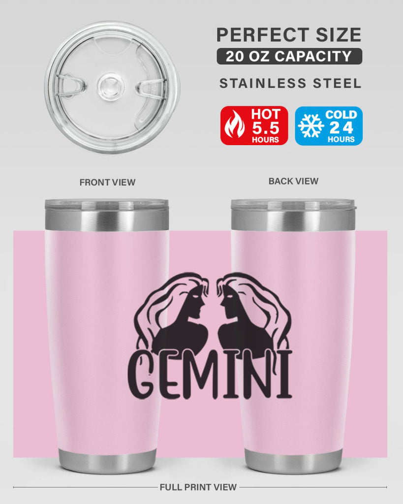 Gemini 227#- zodiac- Tumbler