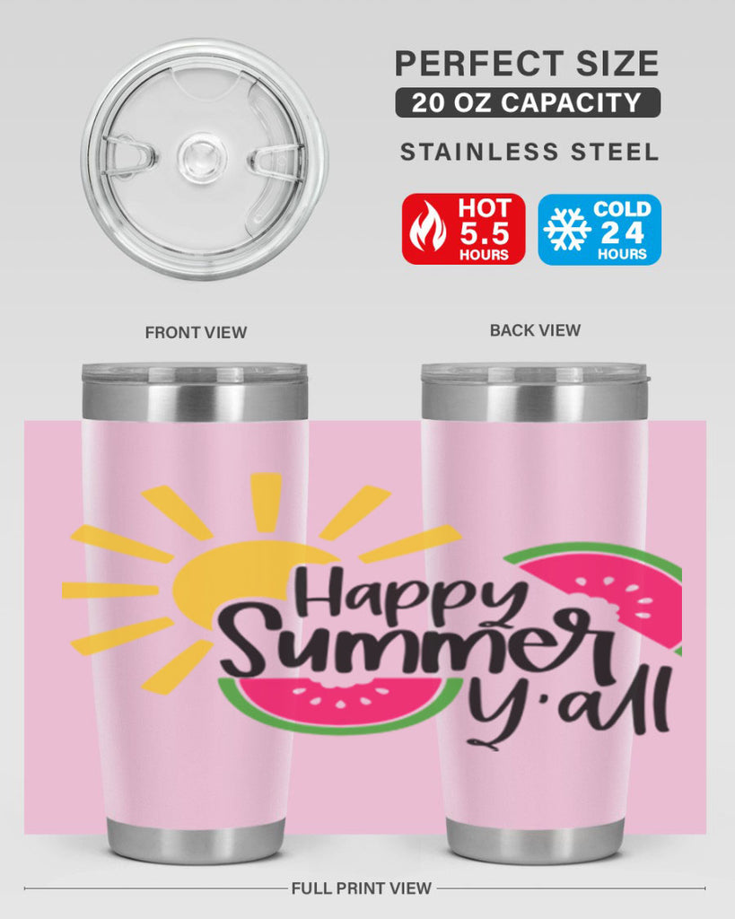 Happy Summer Yall Style 41#- summer- Tumbler