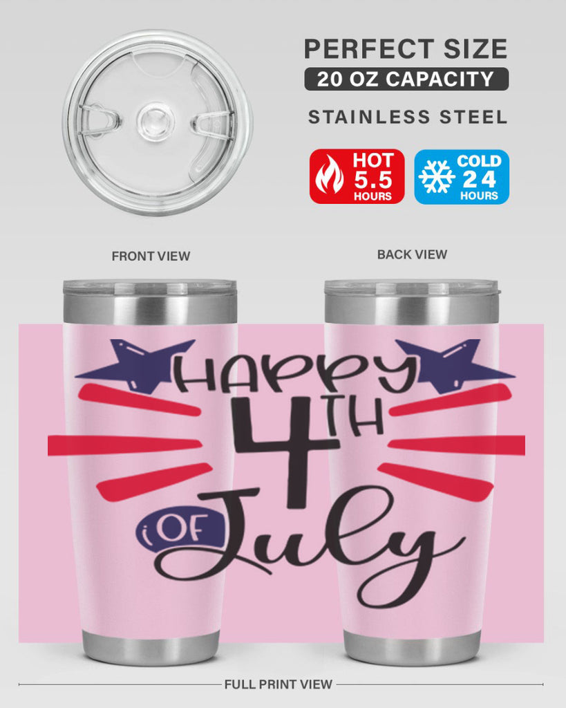 Happy th Of July Style 155#- Fourt Of July- Tumbler