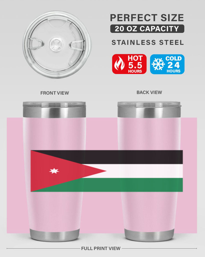 Jordan 112#- world flags- Tumbler