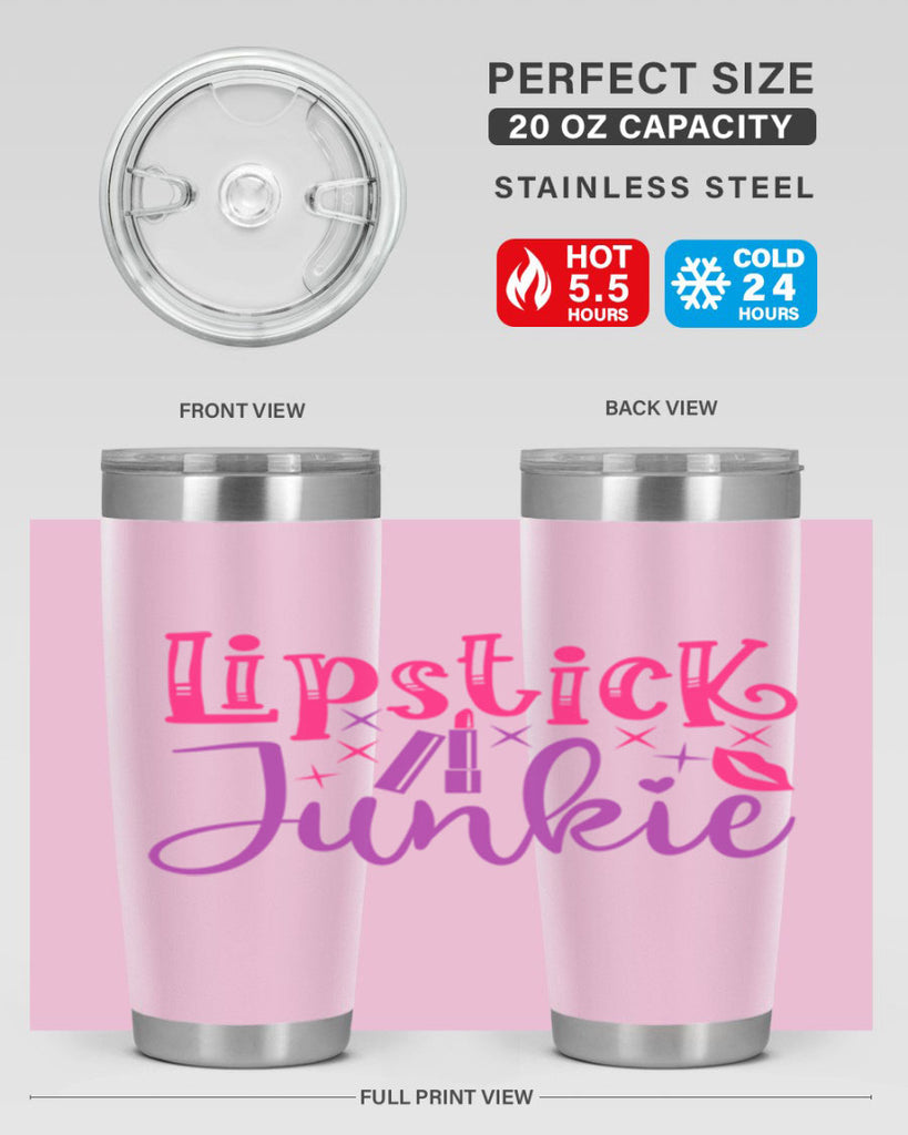 Lipstick Junkie Style 228#- make up- Tumbler