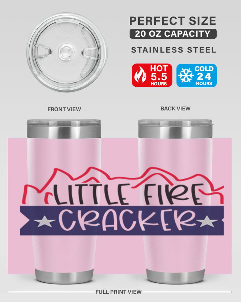 Little Fire Cracker Style 161#- Fourt Of July- Tumbler