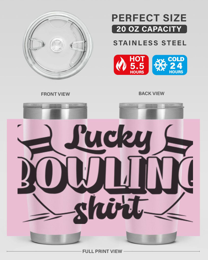 Lucky bowling shirt 690#- bowlig- Tumbler