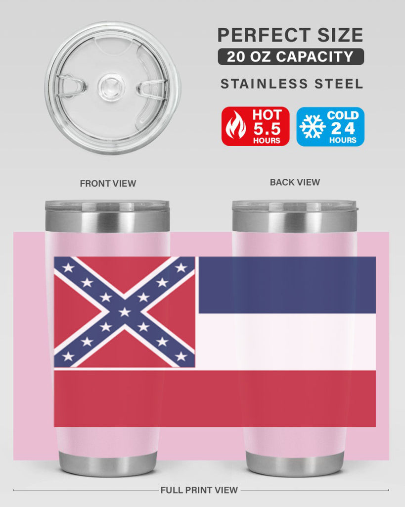 Mississippi 28#- Us Flags- Tumbler