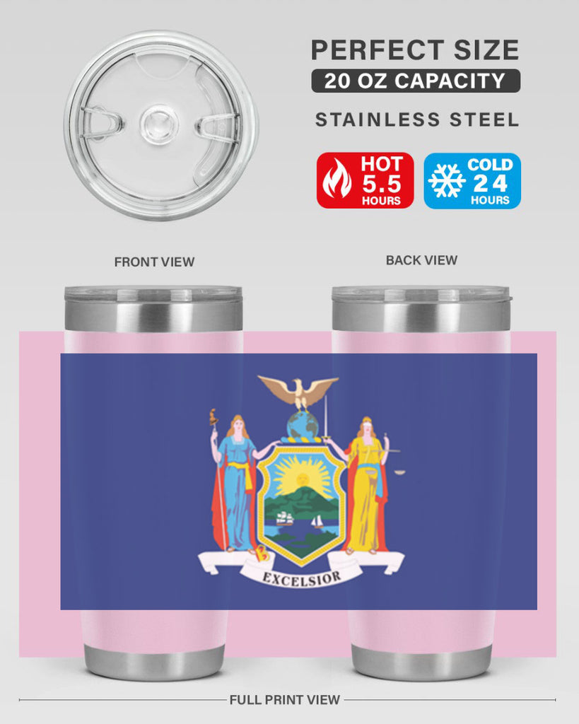 New York 20#- Us Flags- Tumbler