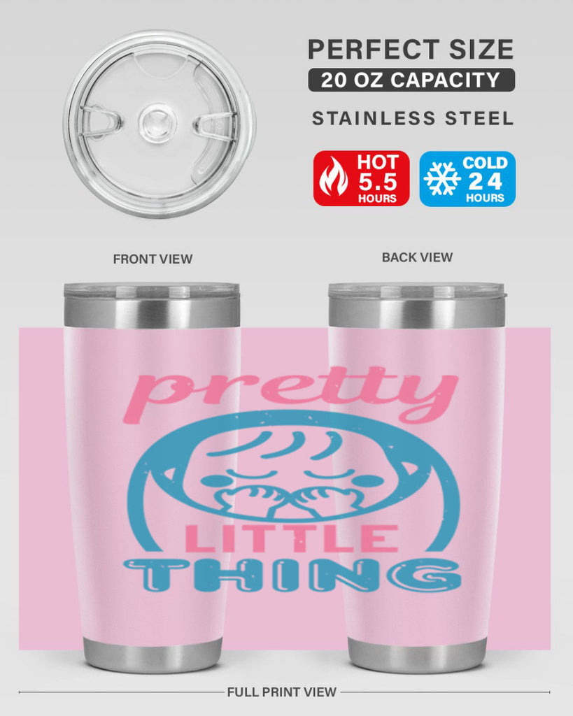 Pretty little Thing Style 19#- baby shower- tumbler