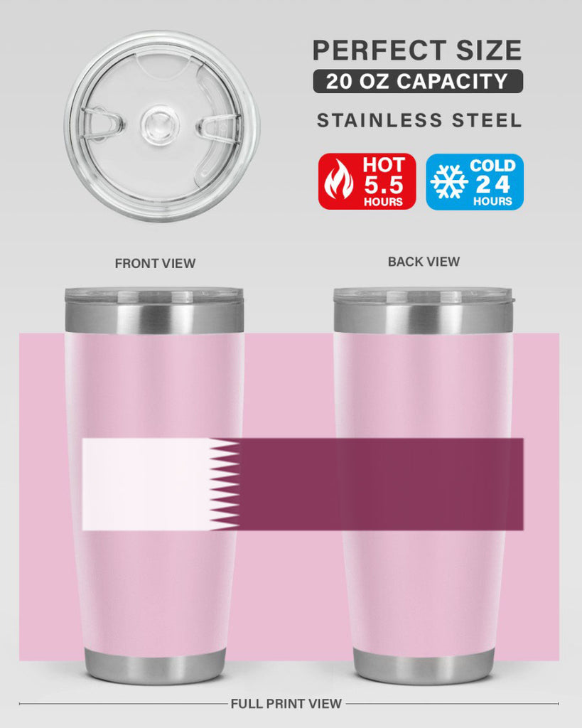 Qatar 56#- world flags- Tumbler