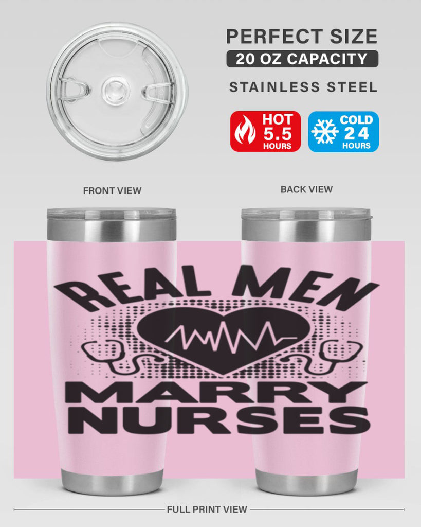 Real men Style 253#- nurse- tumbler