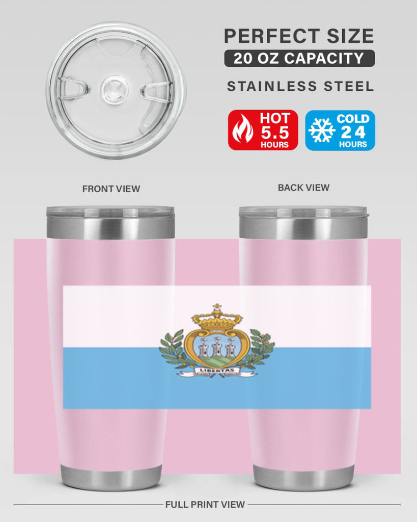 San Marino 48#- world flags- Tumbler