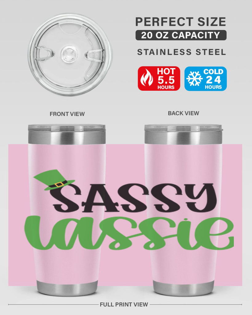 Sassy Iassie Style 34#- St Patricks Day- Tumbler