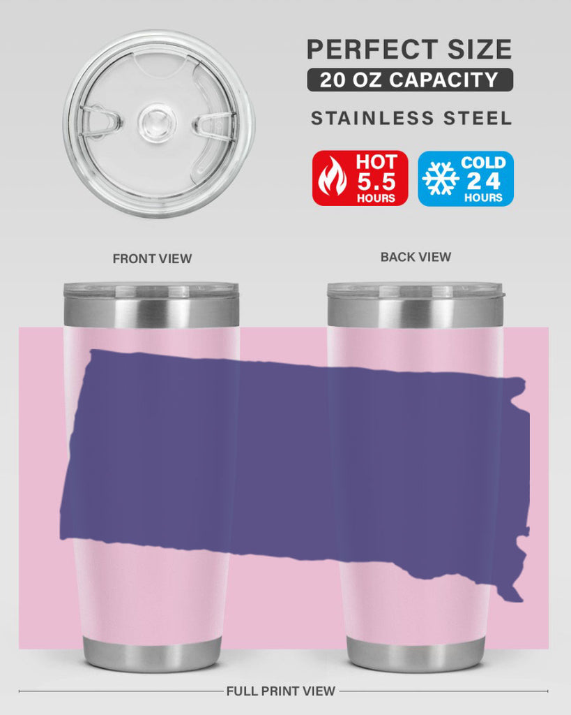 South Dakota 10#- stateflags- Tumbler