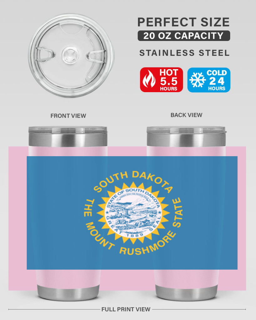 South Dakota 11#- Us Flags- Tumbler