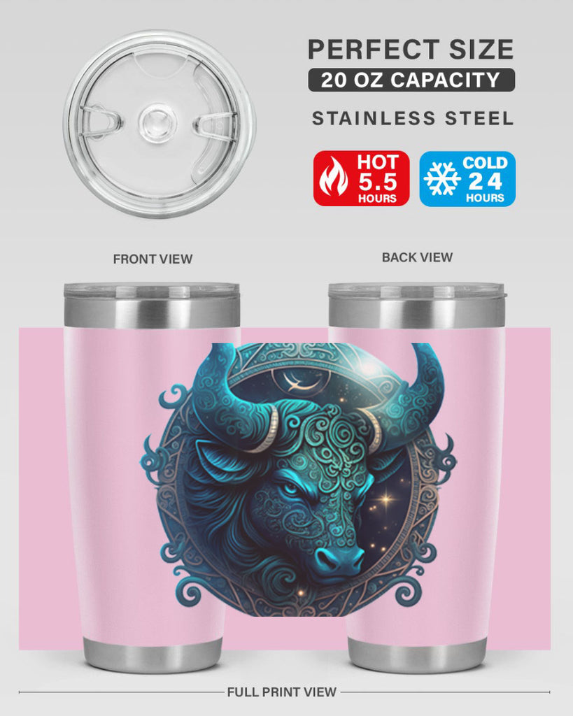 Taurus 485#- zodiac- Tumbler