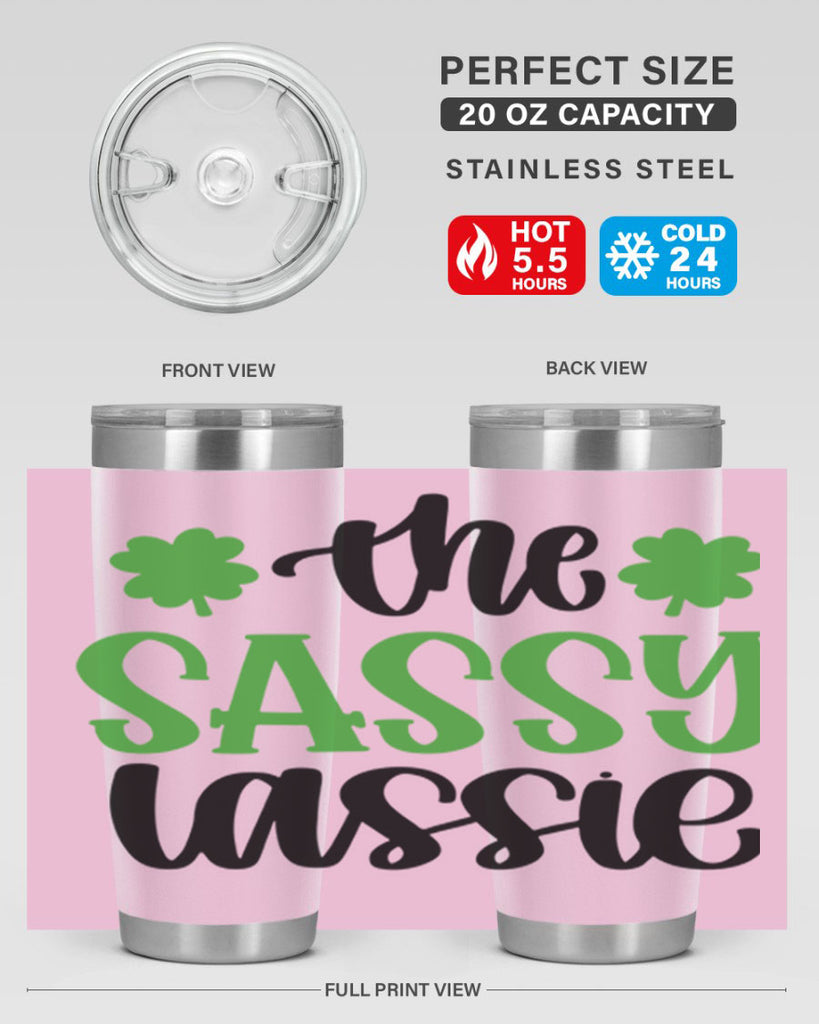 The Sassy Iassie Style 26#- St Patricks Day- Tumbler
