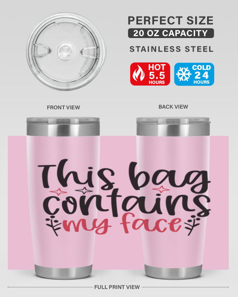 This bag contains my face Design Style 216#- make up- Tumbler