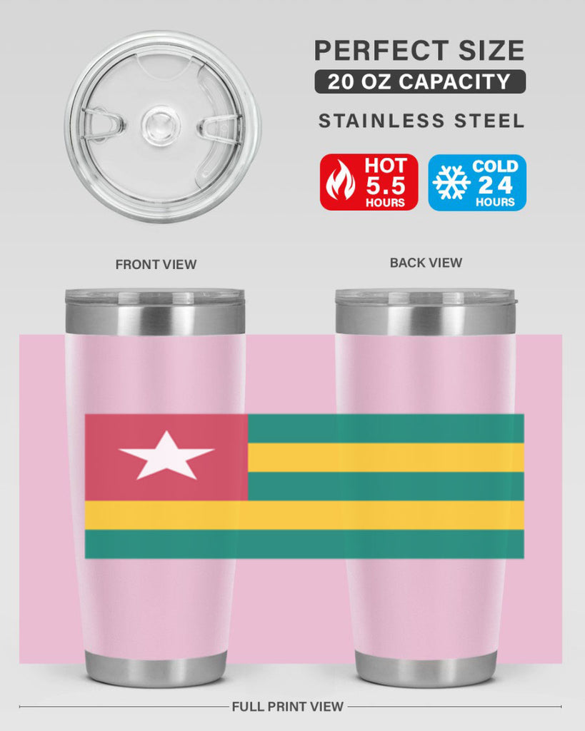 Togo 21#- world flags- Tumbler