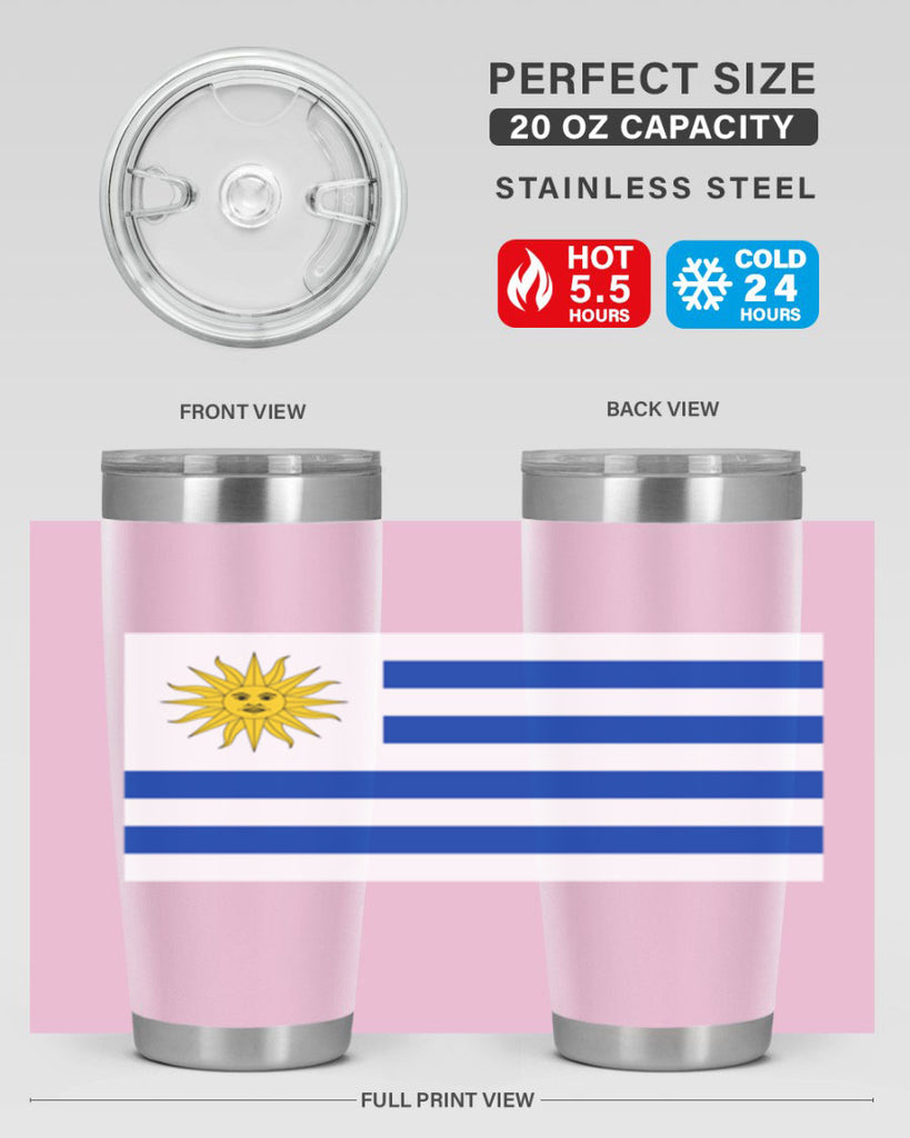 Uruguay 9#- world flags- Tumbler
