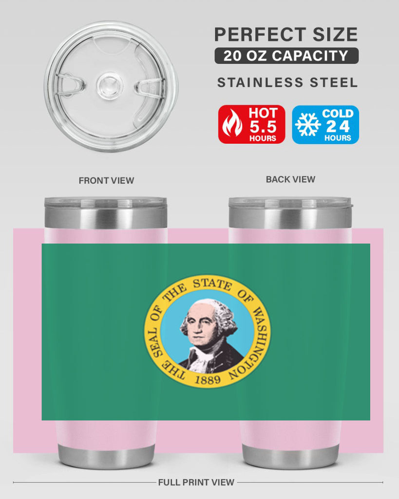 Washington 4#- stateflags- Tumbler
