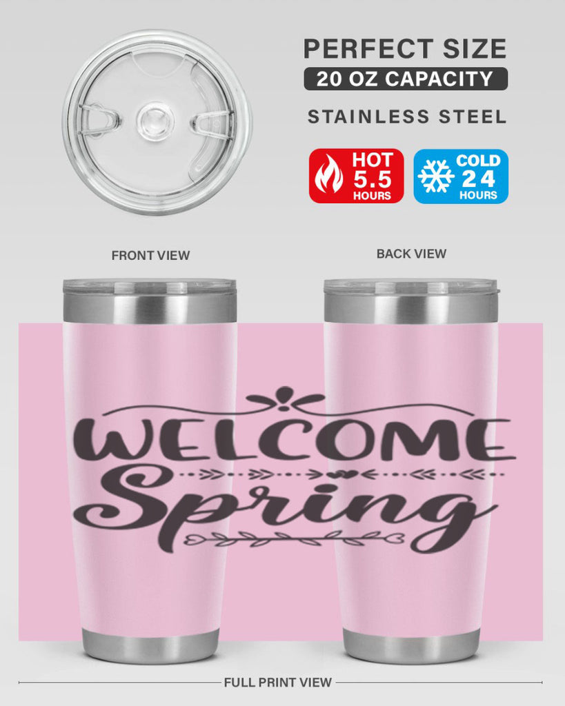 Welcome spring 576#- spring- Tumbler