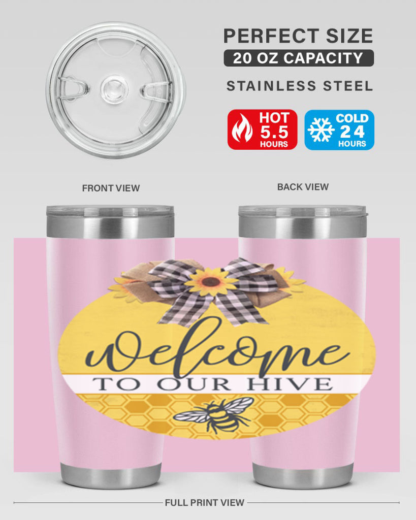 Welcome to our Hive complete yellow Mockup589#- spring- Tumbler