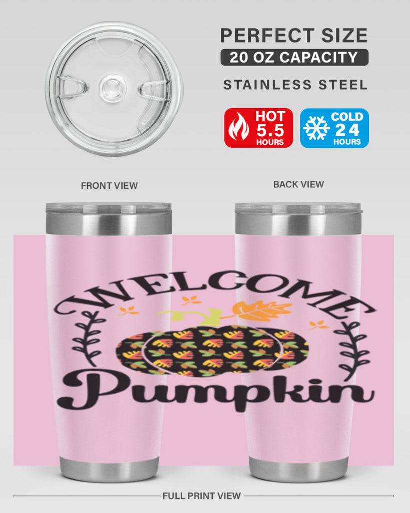 Welcomepumpkin 640#- fall- Tumbler