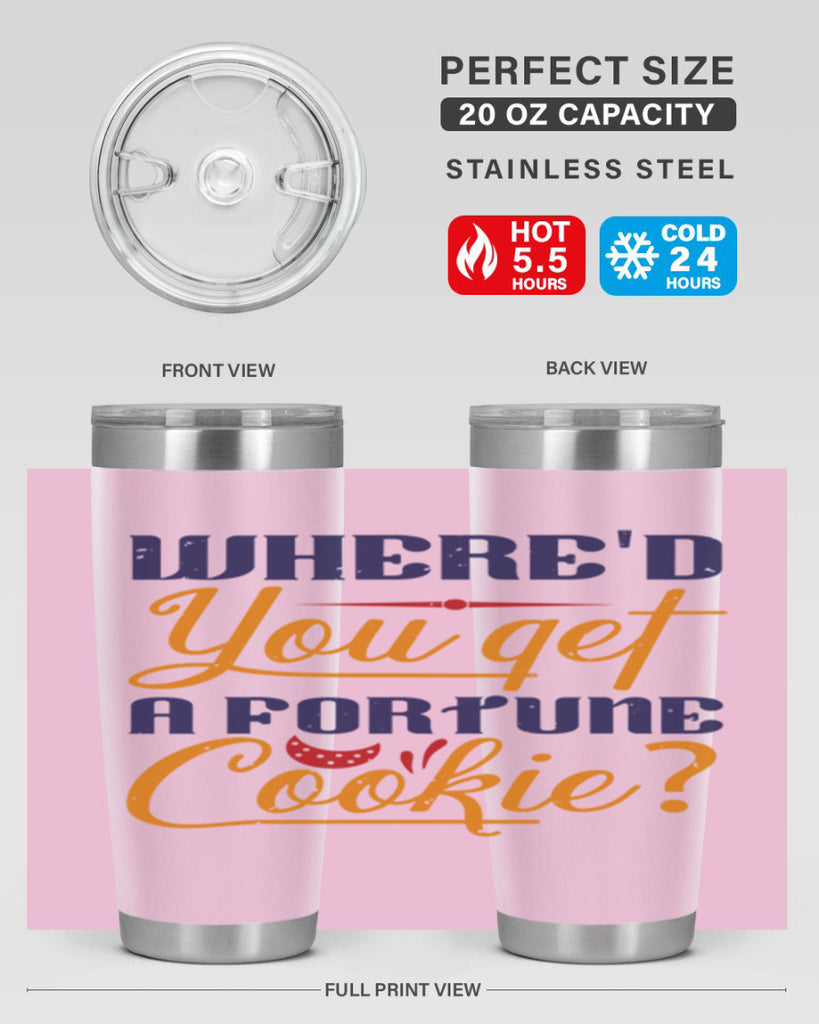 Whered you get that from a fortune cookie 14#- chess- Tumbler
