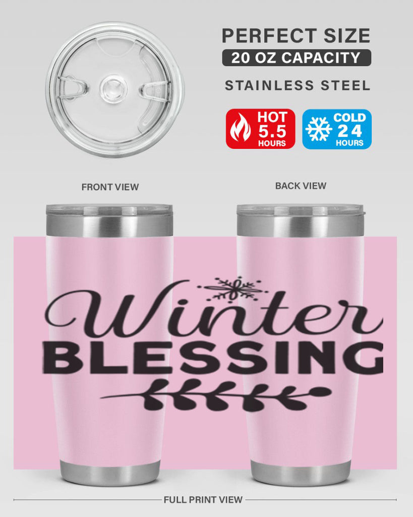 Winter Blessing488#- winter- Tumbler