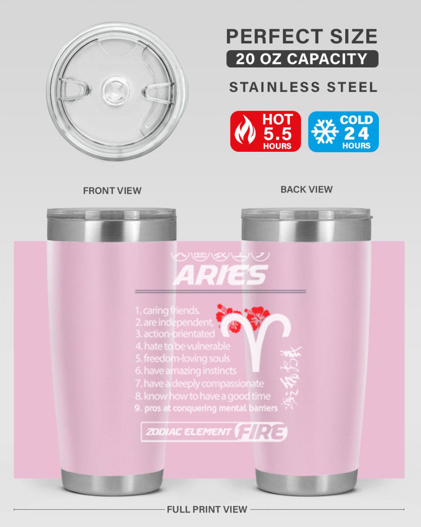 aries 137#- zodiac- Tumbler